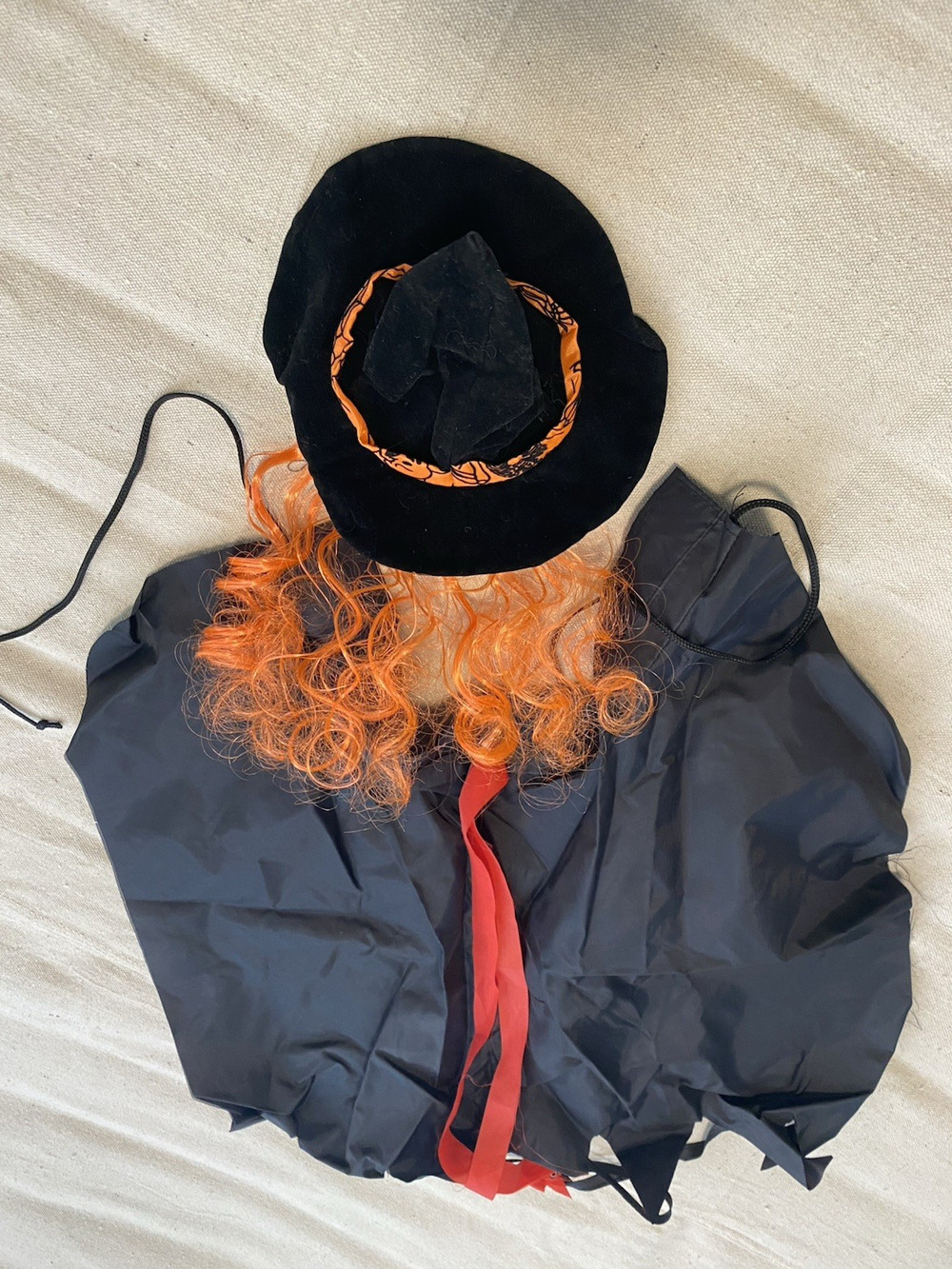 Companion Rd Witch Dog or Cat Costume S / M - Halloween - 2pc Black Hat & Cape